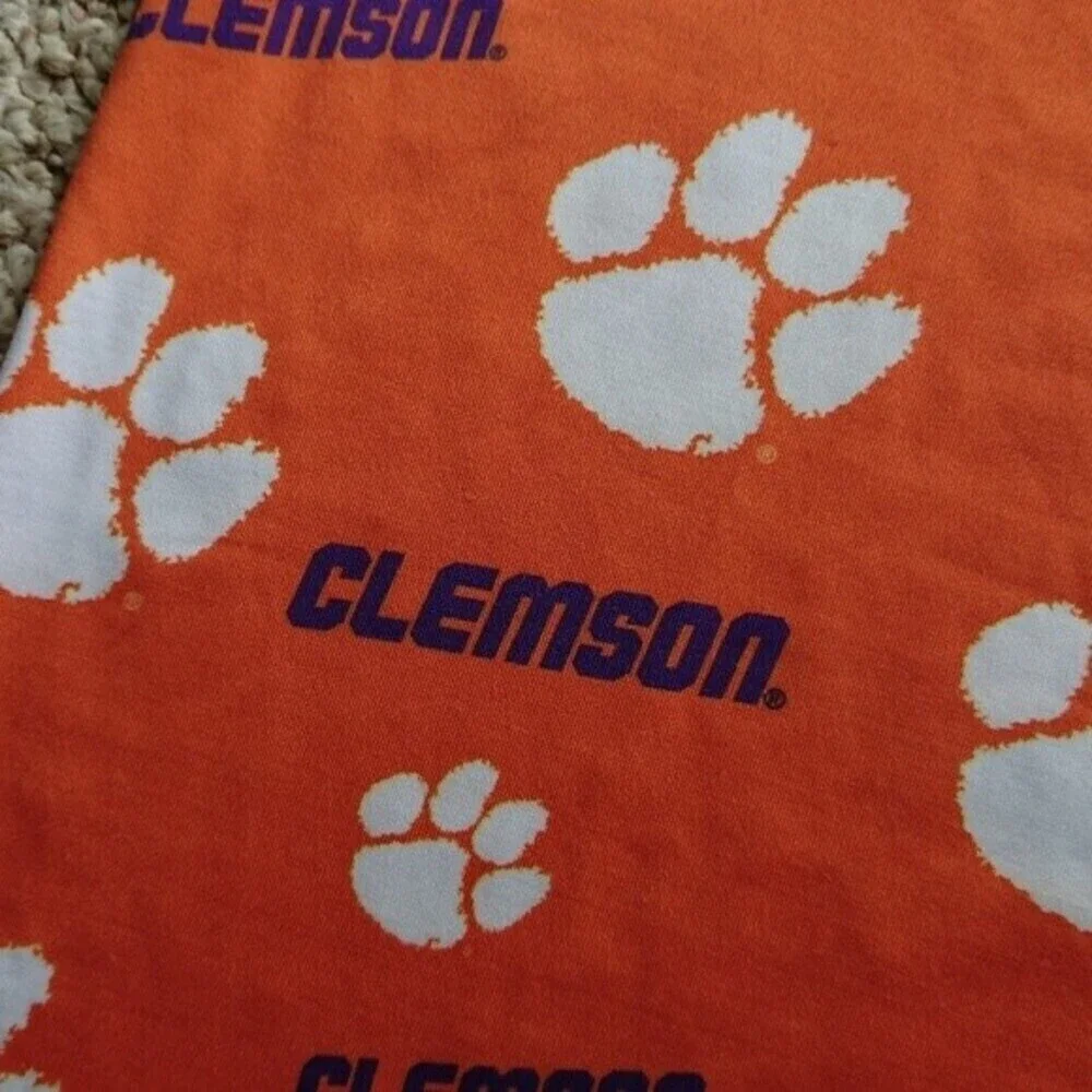 Clemson Tigers All Over Logo Orange Neck Gaiter